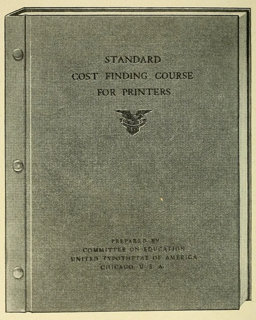 An illustration from Practical apprenticeship for printers; suggestions concerning the training of apprentices for the printing crafts, 1921, leaf 132