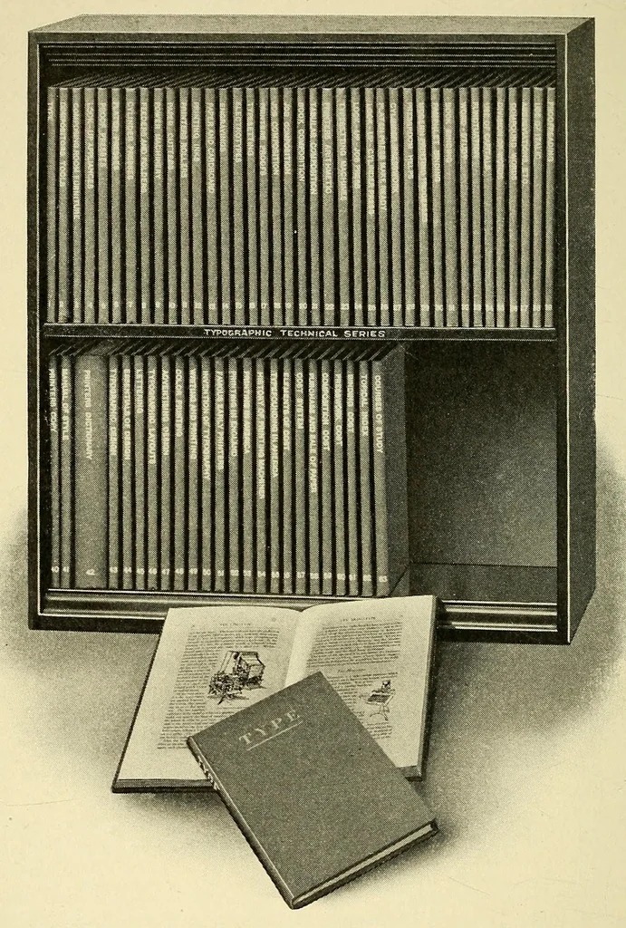 An illustration from Practical apprenticeship for printers; suggestions concerning the training of apprentices for the printing crafts, 1921, leaf 56