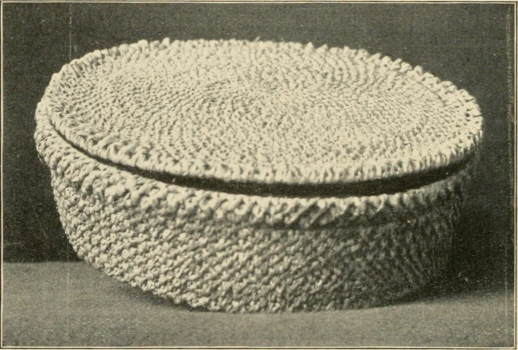 An illustration from Practical and artistic basketry, 1904, leaf 101