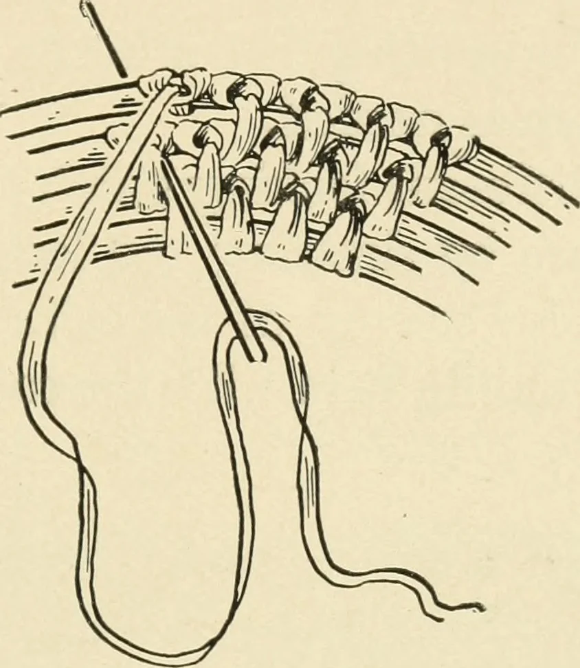 An illustration from Practical and artistic basketry, 1904, leaf 102