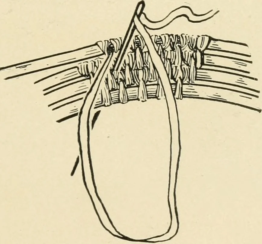 An illustration from Practical and artistic basketry, 1904, leaf 102