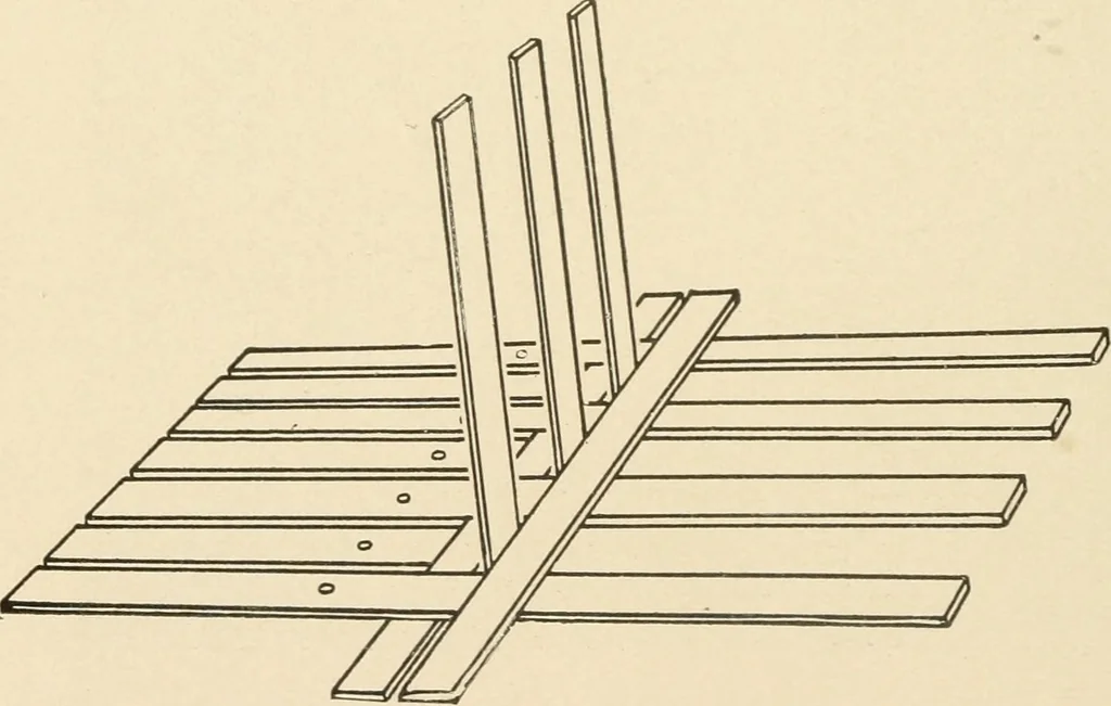An illustration from Practical and artistic basketry, 1904, leaf 113