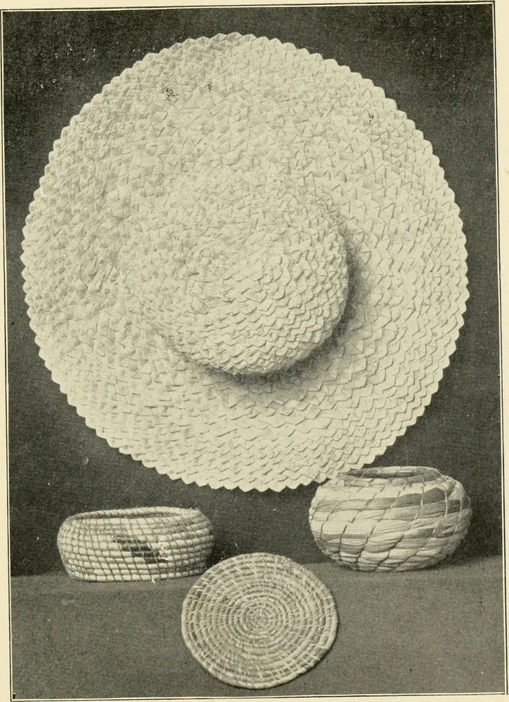 An illustration from Practical and artistic basketry, 1904, leaf 118