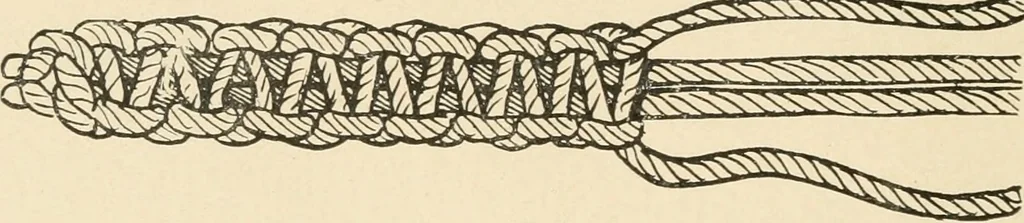 An illustration from Practical and artistic basketry, 1904, leaf 143