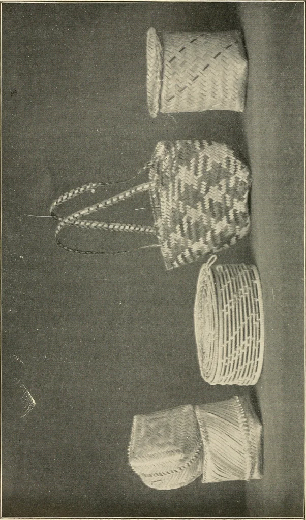 An illustration from Practical and artistic basketry, 1904, leaf 15