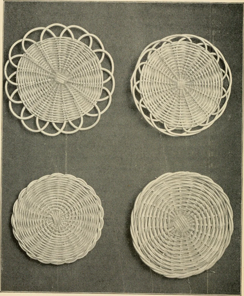 An illustration from Practical and artistic basketry, 1904, leaf 31
