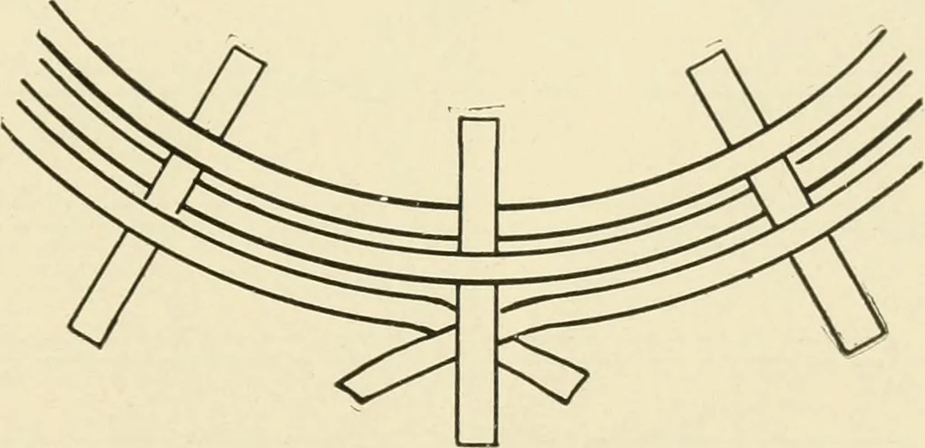 An illustration from Practical and artistic basketry, 1904, leaf 46