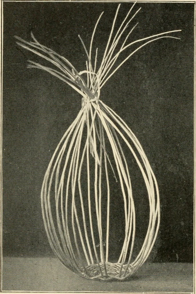 An illustration from Practical and artistic basketry, 1904, leaf 59