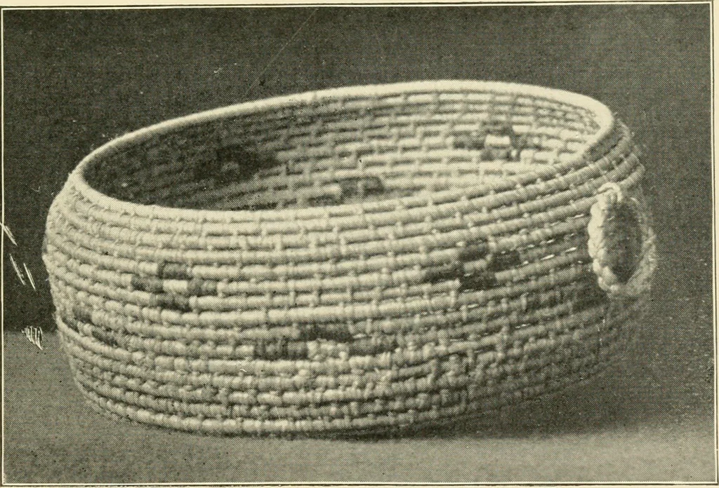 An illustration from Practical and artistic basketry, 1904, leaf 76