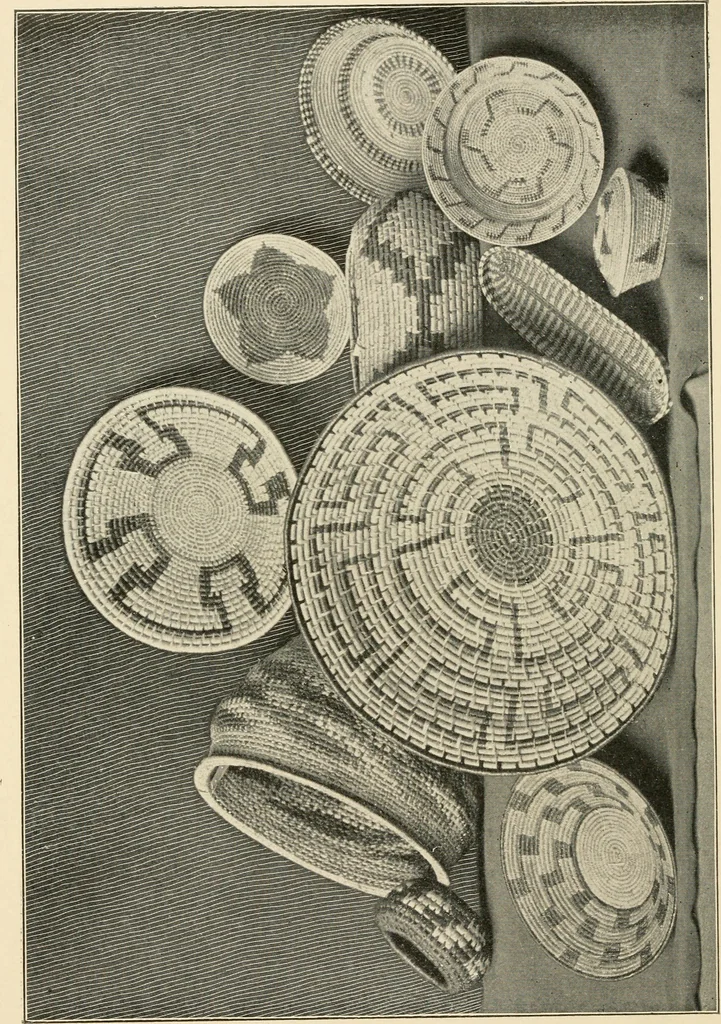 An illustration from Practical and artistic basketry, 1904, leaf 83
