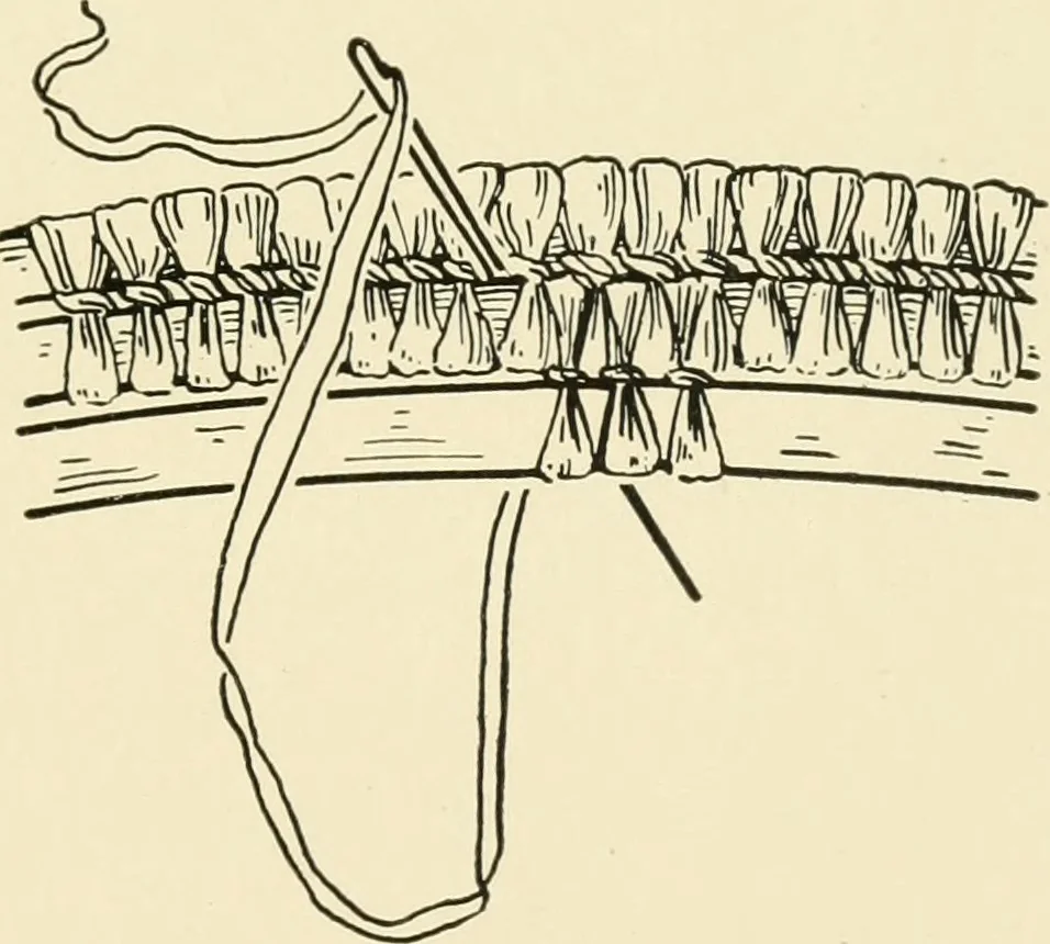 An illustration from Practical and artistic basketry, 1904, leaf 92