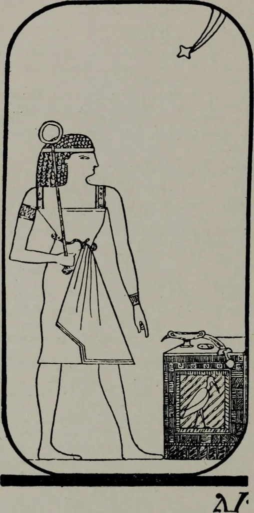 An illustration from Practical astrology : a simple method of casting horoscopes : and language of the stars easily comprehended, 1901, leaf 187