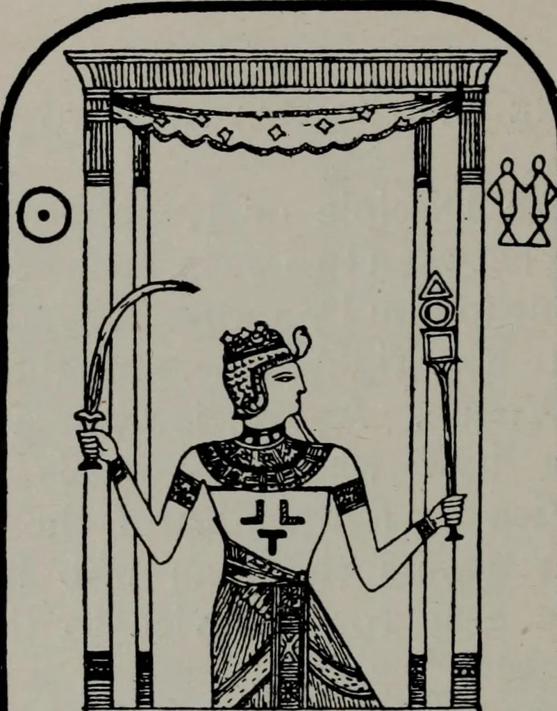 An illustration from Practical astrology : a simple method of casting horoscopes : and language of the stars easily comprehended, 1901, leaf 199