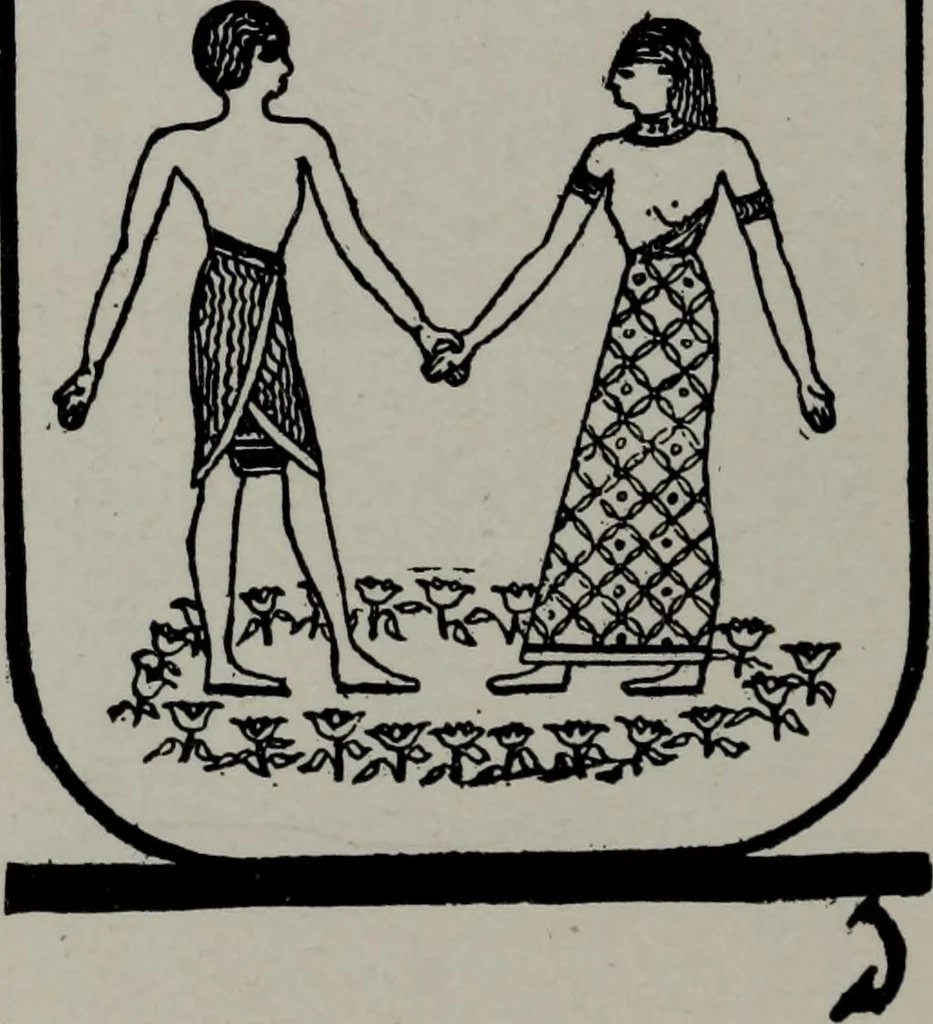 An illustration from Practical astrology : a simple method of casting horoscopes : and language of the stars easily comprehended, 1901, leaf 223