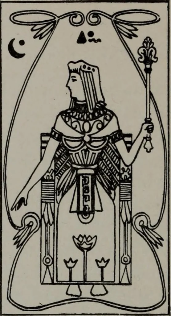 An illustration from Practical astrology : a simple method of casting horoscopes : and language of the stars easily comprehended, 1901, leaf 231