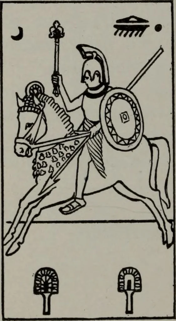An illustration from Practical astrology : a simple method of casting horoscopes : and language of the stars easily comprehended, 1901, leaf 231