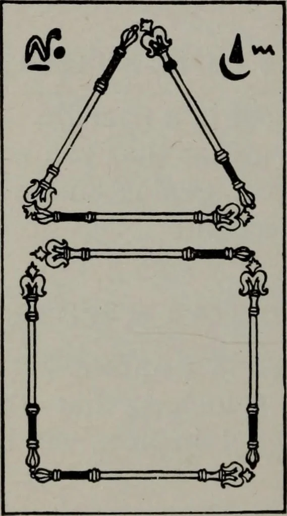 An illustration from Practical astrology : a simple method of casting horoscopes : and language of the stars easily comprehended, 1901, leaf 235