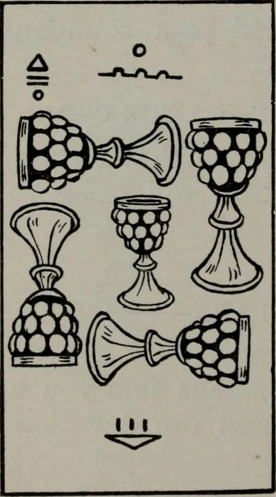 An illustration from Practical astrology : a simple method of casting horoscopes : and language of the stars easily comprehended, 1901, leaf 241