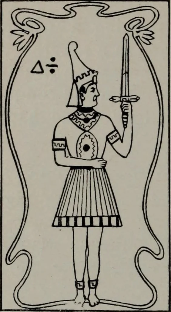 An illustration from Practical astrology : a simple method of casting horoscopes : and language of the stars easily comprehended, 1901, leaf 245