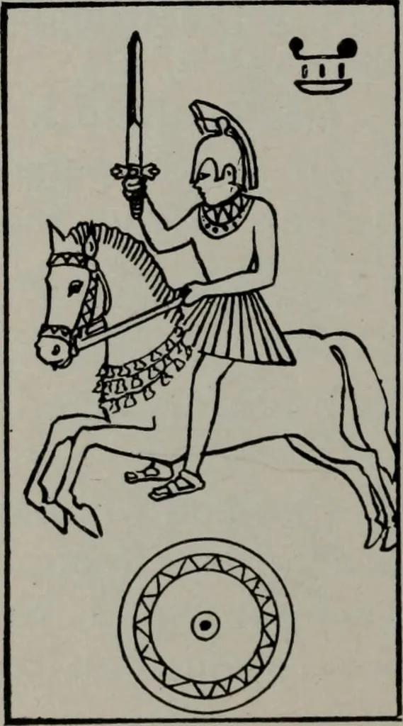 An illustration from Practical astrology : a simple method of casting horoscopes : and language of the stars easily comprehended, 1901, leaf 245