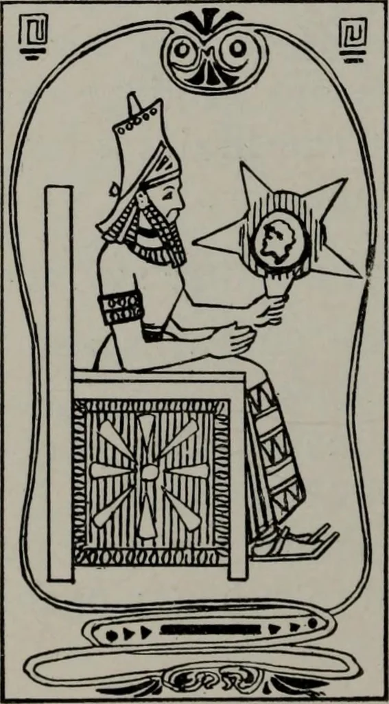 An illustration from Practical astrology : a simple method of casting horoscopes : and language of the stars easily comprehended, 1901, leaf 251