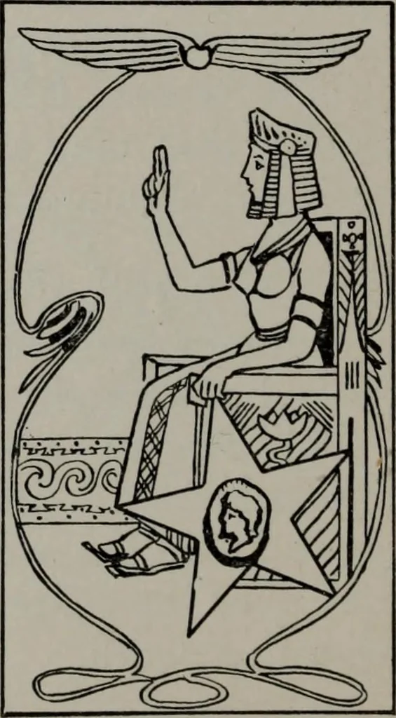 An illustration from Practical astrology : a simple method of casting horoscopes : and language of the stars easily comprehended, 1901, leaf 251