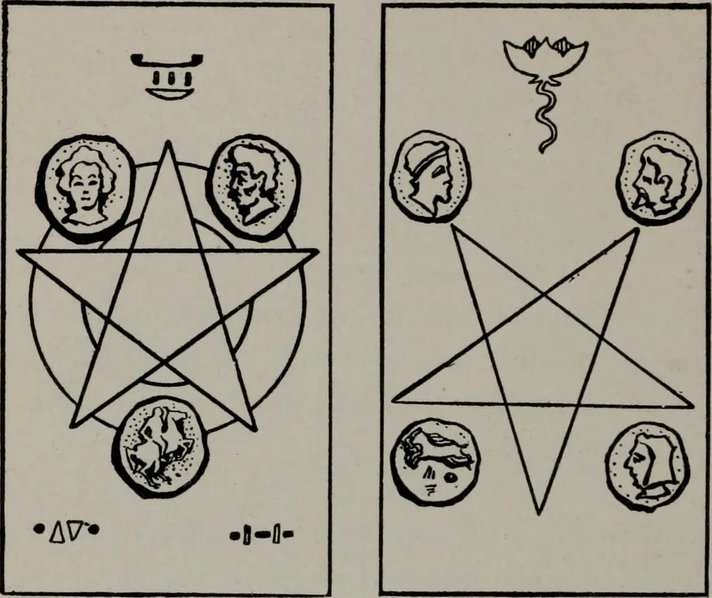 An illustration from Practical astrology : a simple method of casting horoscopes : and language of the stars easily comprehended, 1901, leaf 255