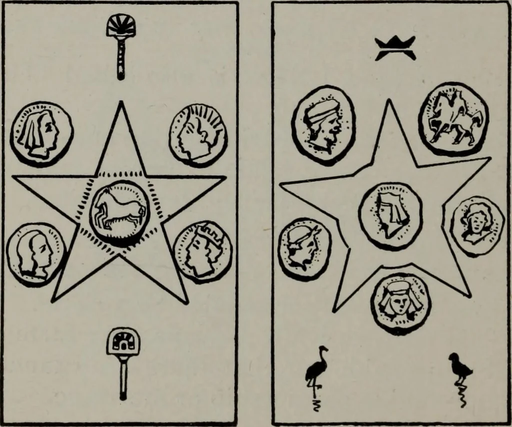 An illustration from Practical astrology : a simple method of casting horoscopes : and language of the stars easily comprehended, 1901, leaf 255