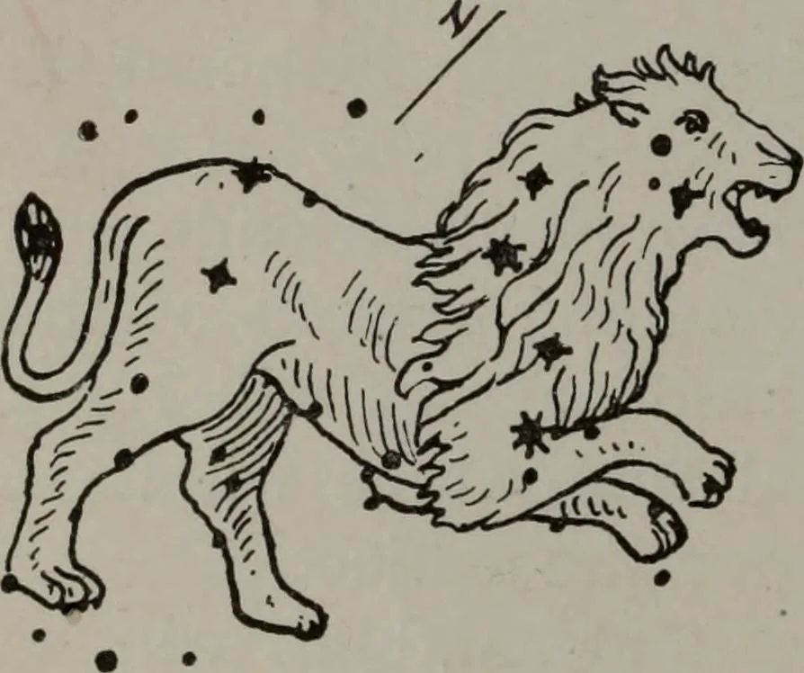 An illustration from Practical astrology : a simple method of casting horoscopes : and language of the stars easily comprehended, 1901, leaf 47