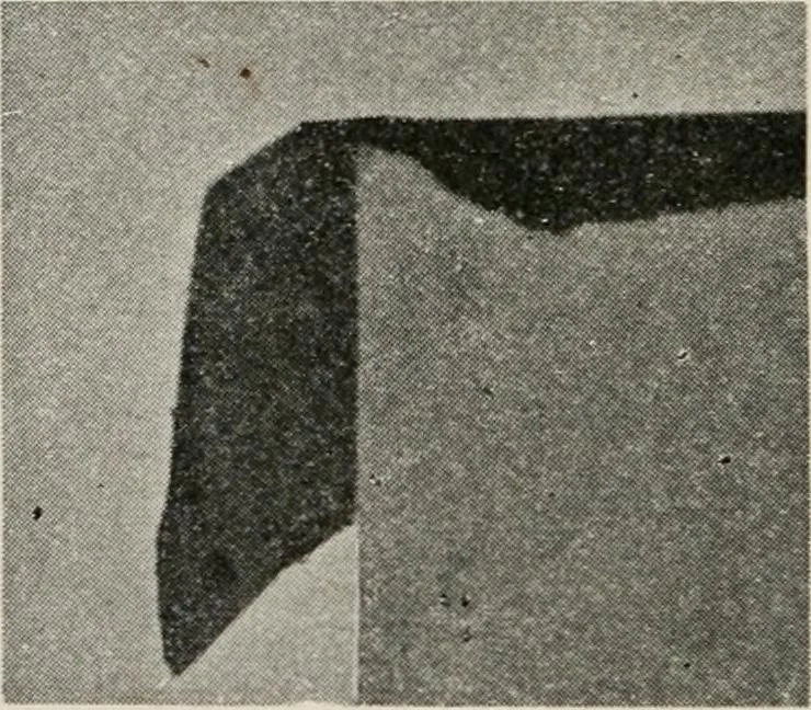 An illustration from Practical bookbinding : a text-book intended for those who take up the art of bookbinding, and designed to give sufficient help to enable handy persons to bind their books and periodicals, 1908, leaf 103