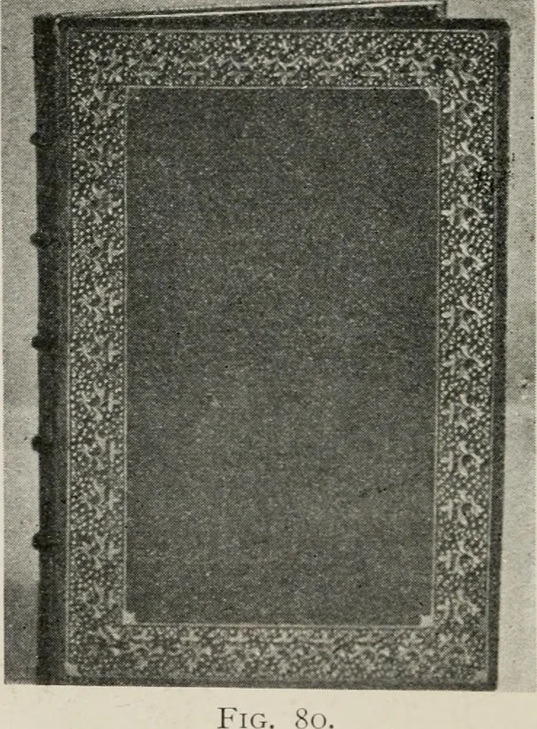 An illustration from Practical bookbinding : a text-book intended for those who take up the art of bookbinding, and designed to give sufficient help to enable handy persons to bind their books and periodicals, 1908, leaf 113