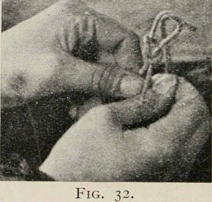 An illustration from Practical bookbinding : a text-book intended for those who take up the art of bookbinding, and designed to give sufficient help to enable handy persons to bind their books and periodicals, 1908, leaf 51