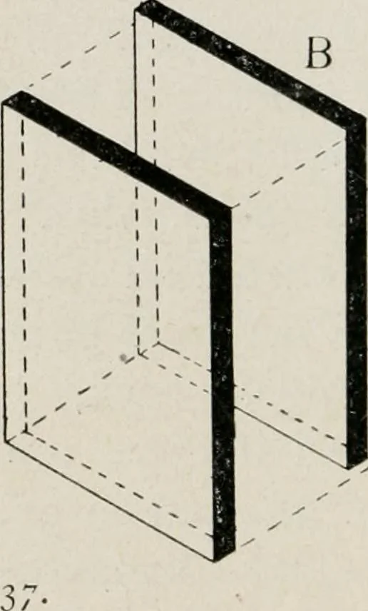 An illustration from Practical bookbinding : a text-book intended for those who take up the art of bookbinding, and designed to give sufficient help to enable handy persons to bind their books and periodicals, 1908, leaf 61