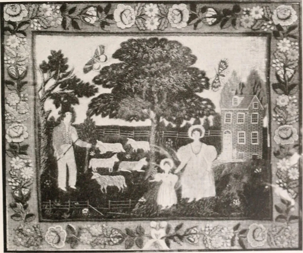 An illustration from The practical book of early American arts and crafts, 1916, leaf 128