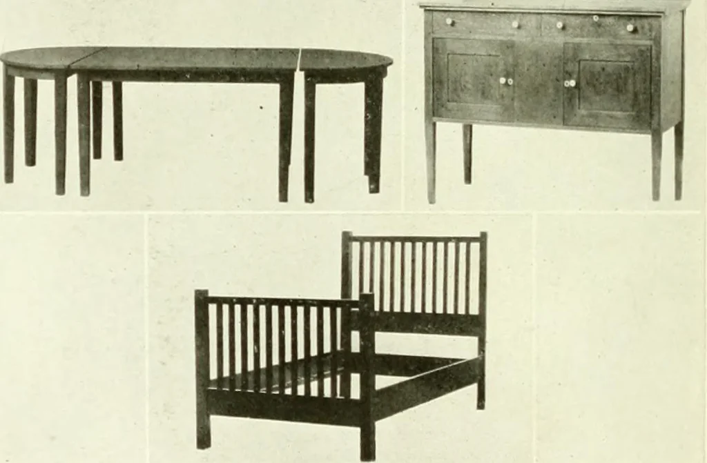 An illustration from The practical book of furnishing the small house and apartment, 1922, leaf 129