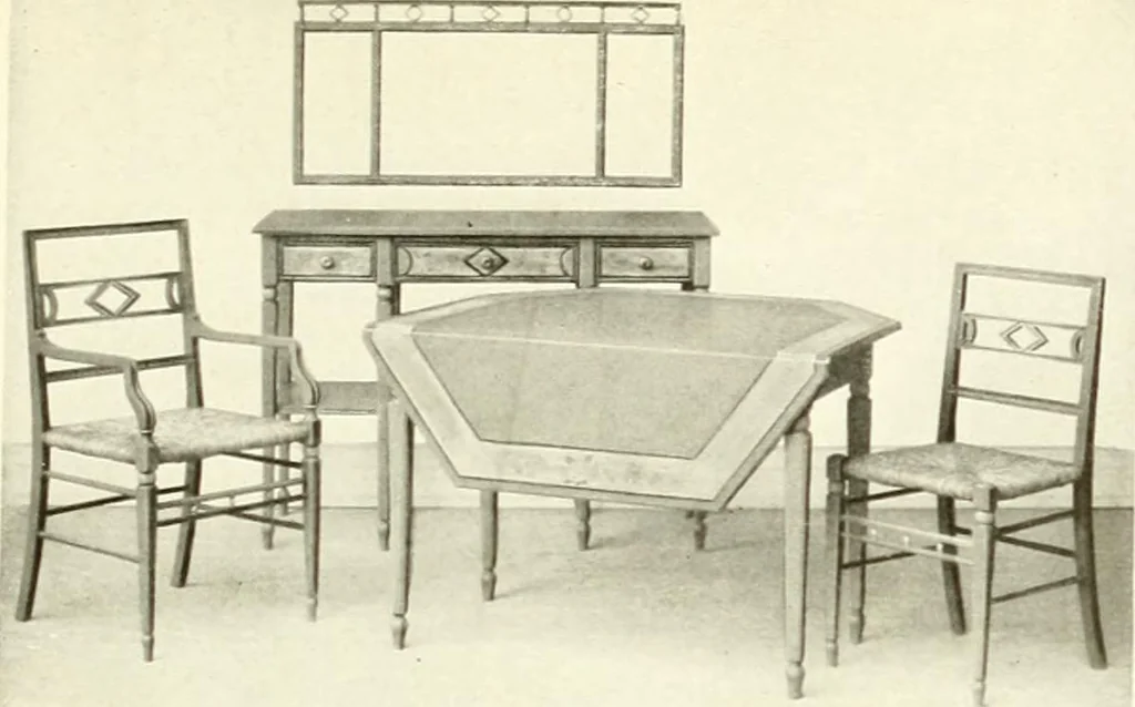 An illustration from The practical book of furnishing the small house and apartment, 1922, leaf 134
