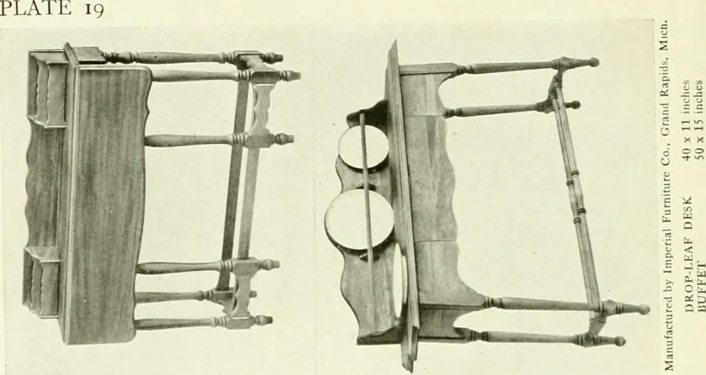 An illustration from The practical book of furnishing the small house and apartment, 1922, leaf 135