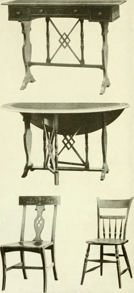 An illustration from The practical book of furnishing the small house and apartment, 1922, leaf 137