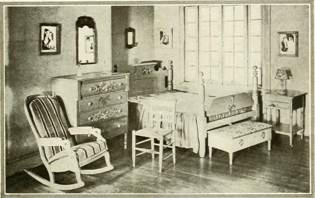 An illustration from The practical book of furnishing the small house and apartment, 1922, leaf 150