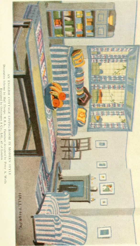 An illustration from The practical book of furnishing the small house and apartment, 1922, leaf 154