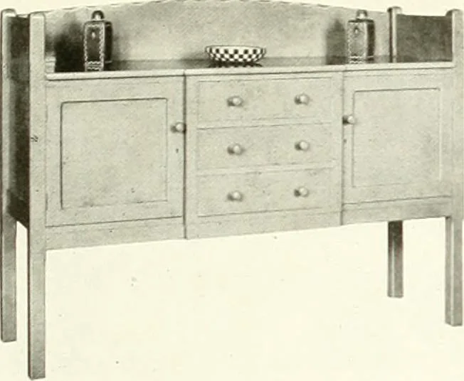 An illustration from The practical book of furnishing the small house and apartment, 1922, leaf 158