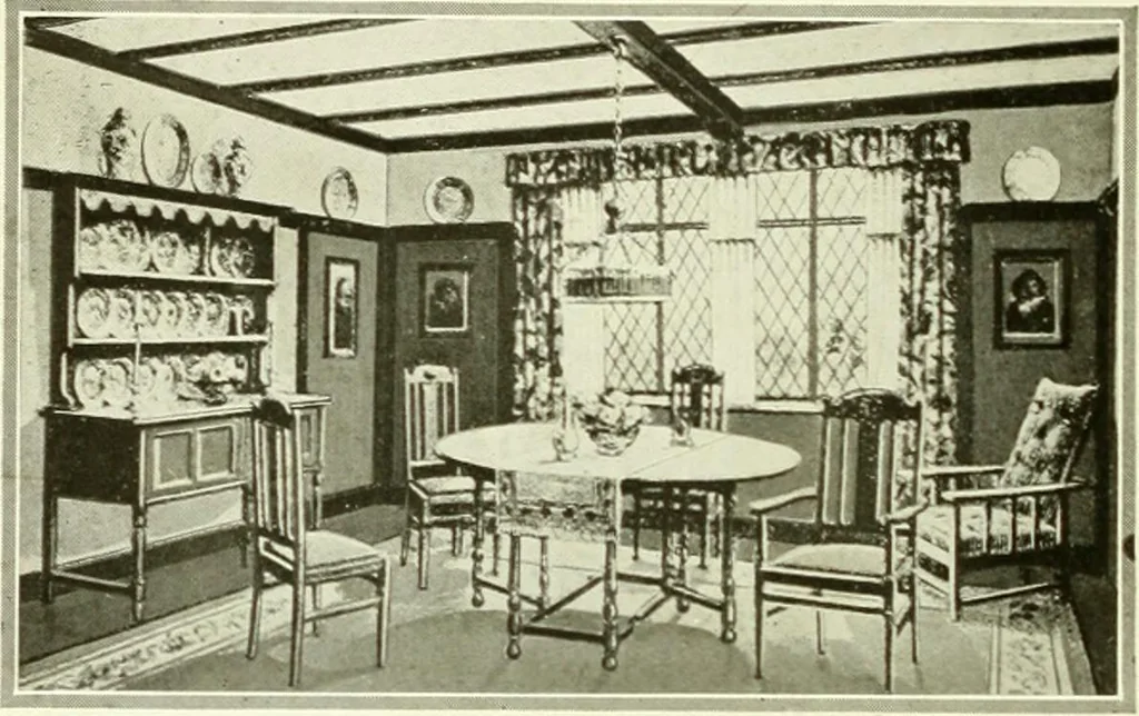 An illustration from The practical book of furnishing the small house and apartment, 1922, leaf 197