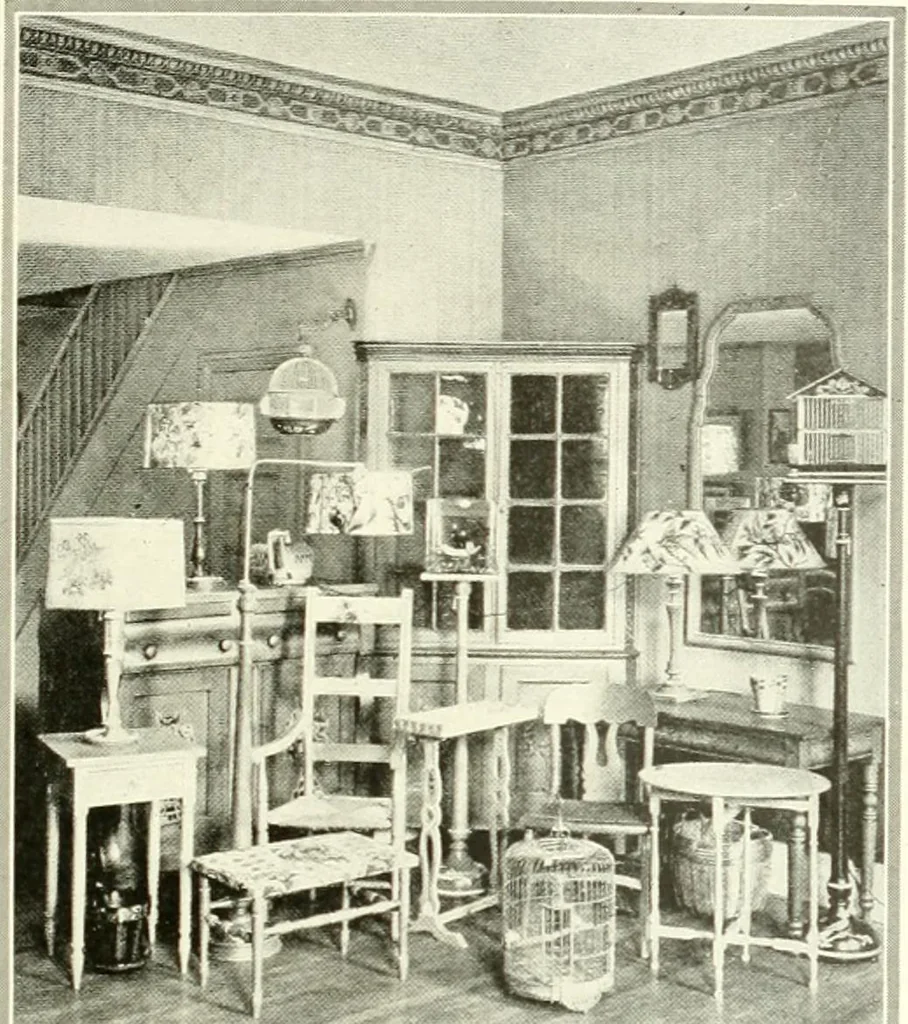 An illustration from The practical book of furnishing the small house and apartment, 1922, leaf 200