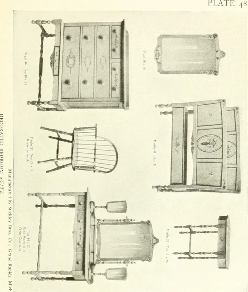 An illustration from The practical book of furnishing the small house and apartment, 1922, leaf 214