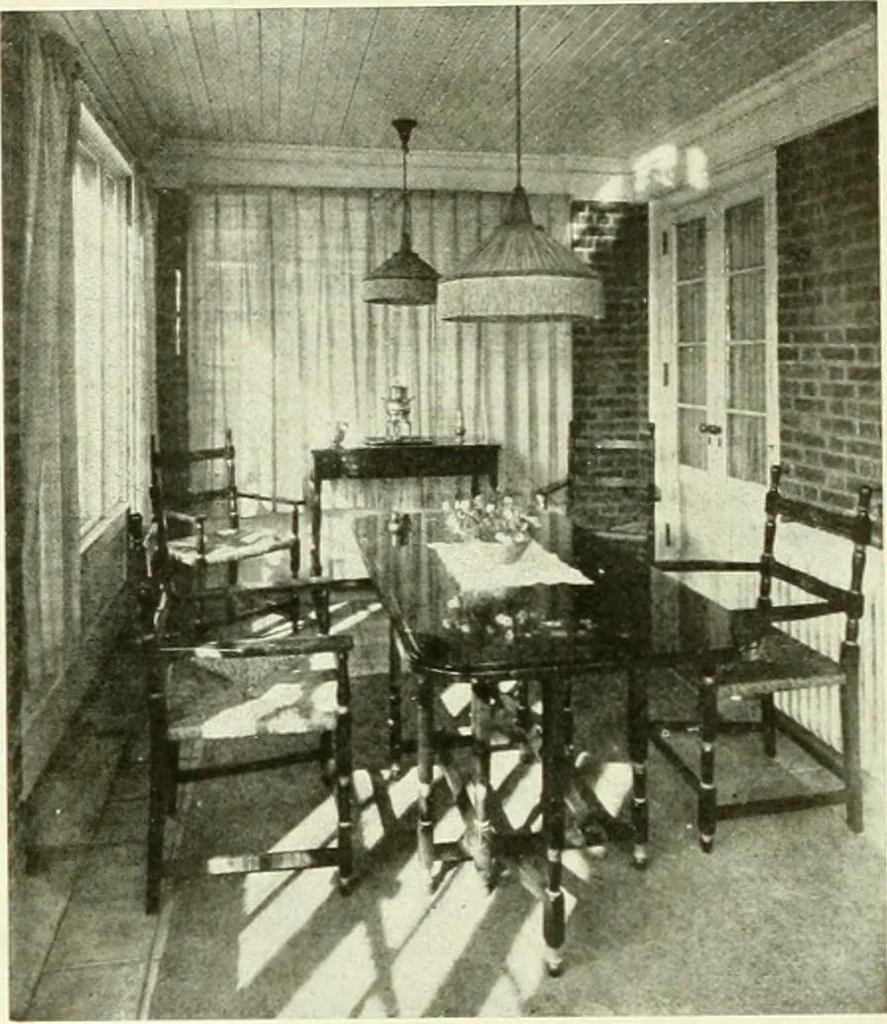 An illustration from The practical book of furnishing the small house and apartment, 1922, leaf 243