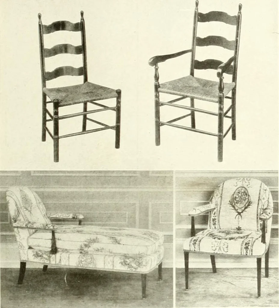 An illustration from The practical book of furnishing the small house and apartment, 1922, leaf 246