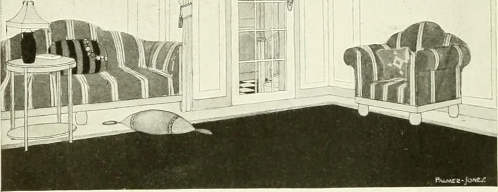 An illustration from The practical book of furnishing the small house and apartment, 1922, leaf 273