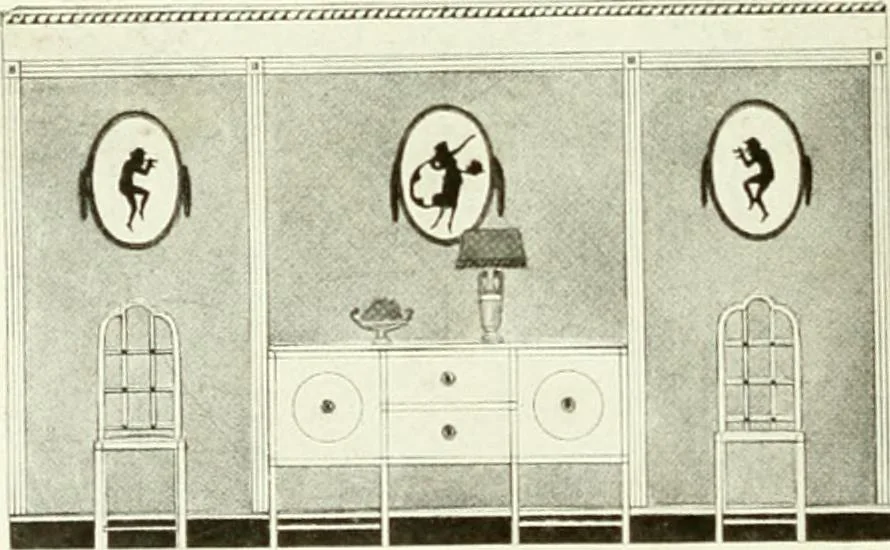 An illustration from The practical book of furnishing the small house and apartment, 1922, leaf 273