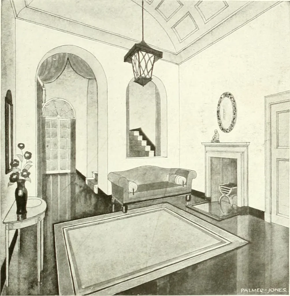 An illustration from The practical book of furnishing the small house and apartment, 1922, leaf 274