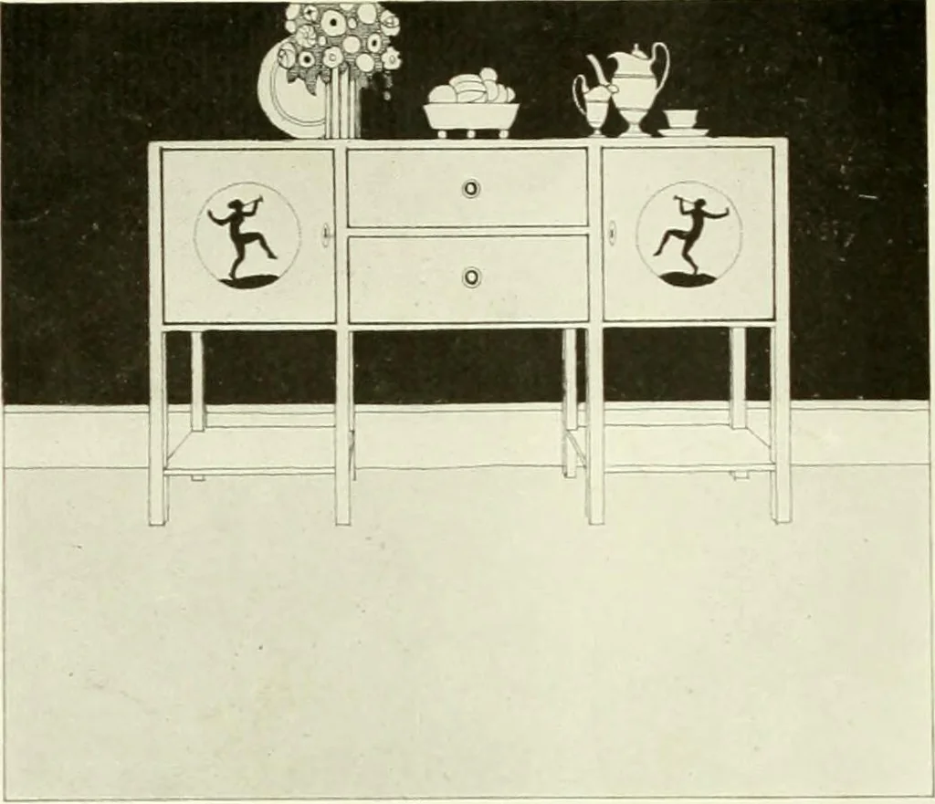 An illustration from The practical book of furnishing the small house and apartment, 1922, leaf 275